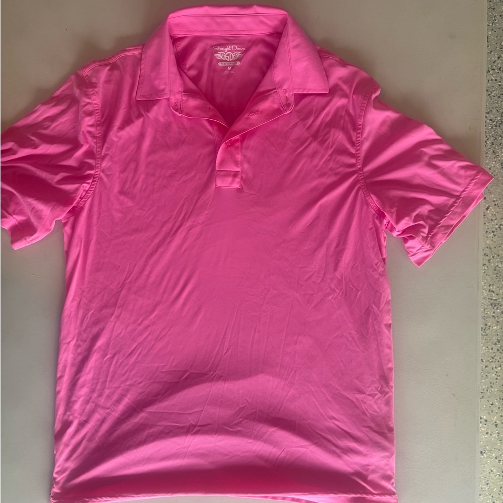 Vibrant Pink Performance Polo Shirt